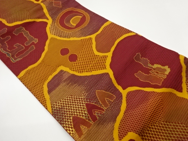 JAPANESE NAGOYA OBI / WOVEN ABSTRACT